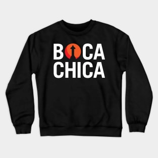 Boca Chica Texas Starship Mars Silhouette Crewneck Sweatshirt